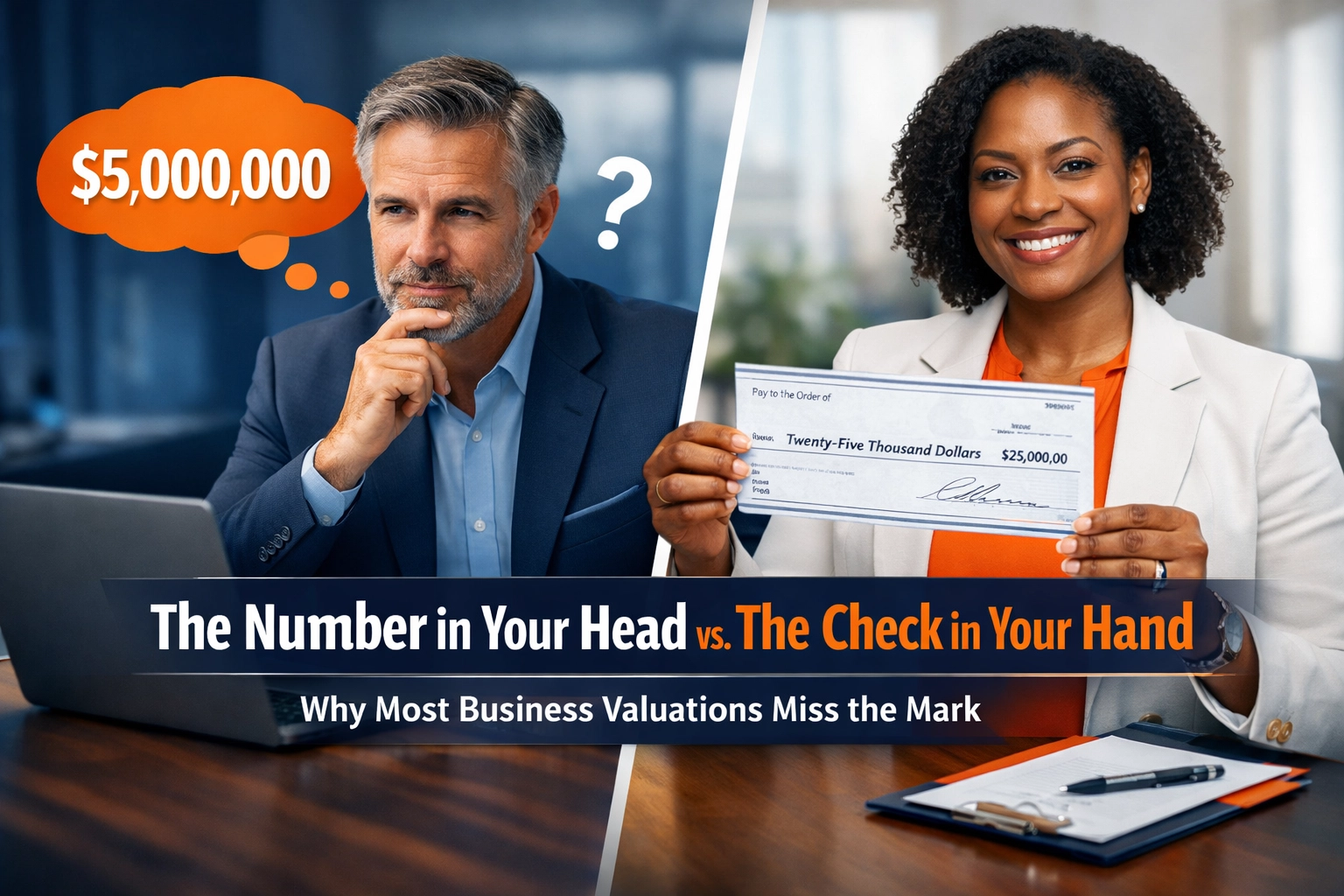 The Number in Your Head vs. The Check in Your Hand: Why Most Business Valuations Miss the Mark